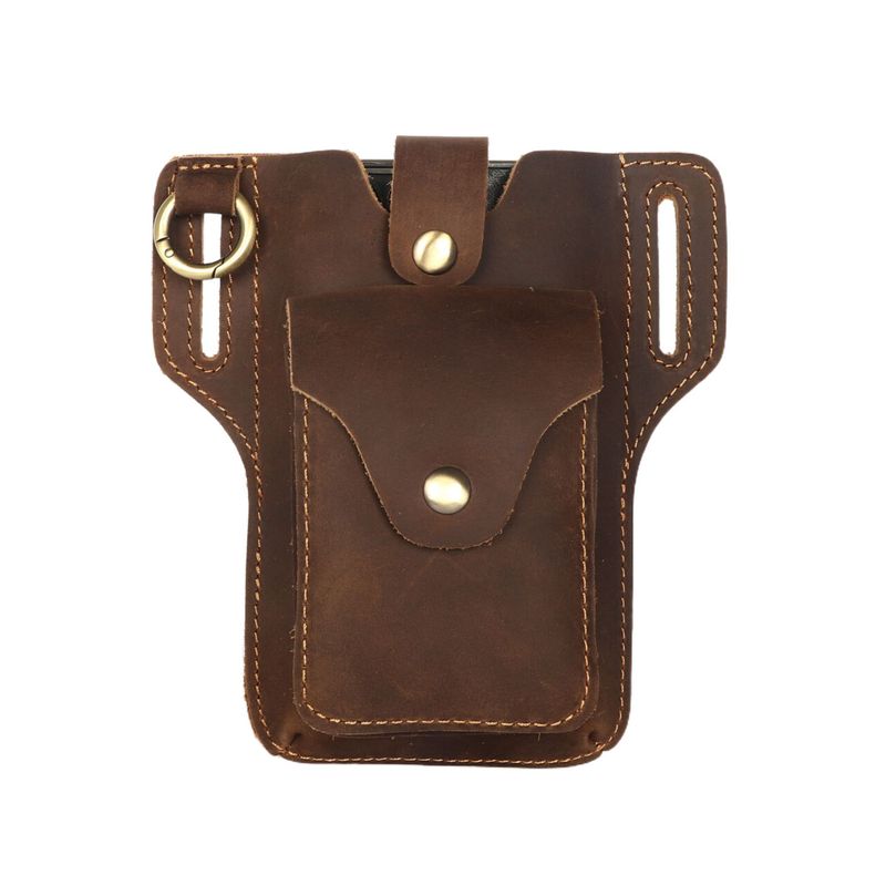 Leather Work Bag Mens - New model Men's leather wallet for