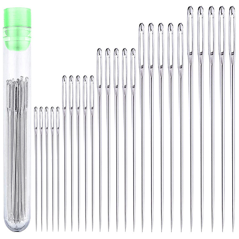 25Pcs Large-Eye Hand-Sewing Ne - Leatherwork Needles 评论和价格