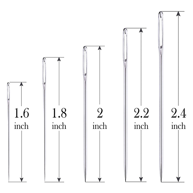 25Pcs Large-Eye Hand-Sewing Ne - Leatherwork Needles 评论和价格