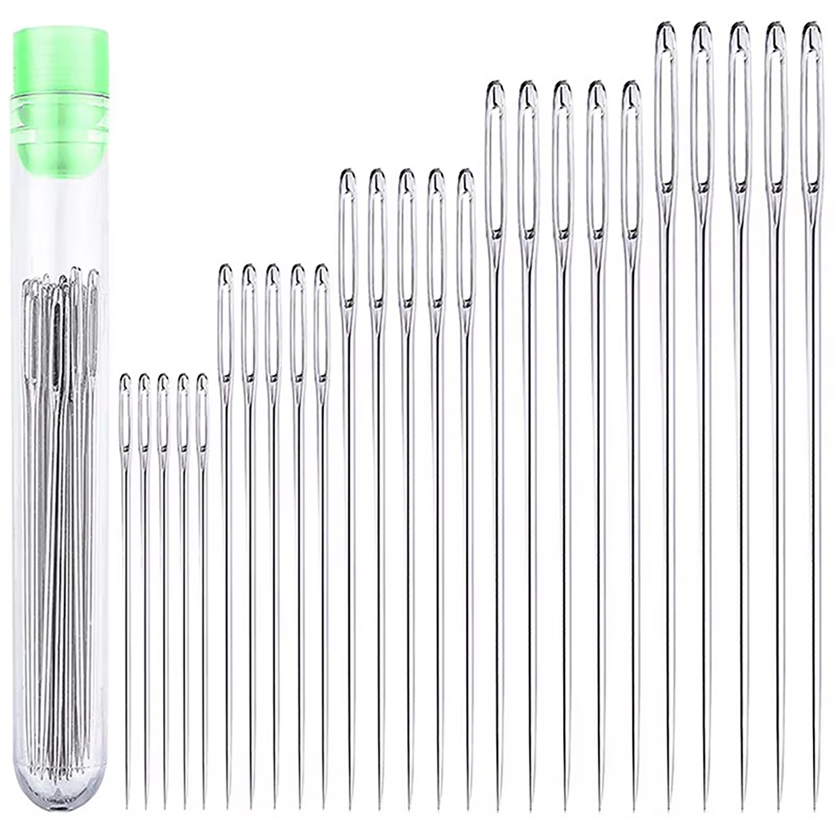25 Pcs Large Eye Stitching Nee - Leatherwork Needles 评论和价格