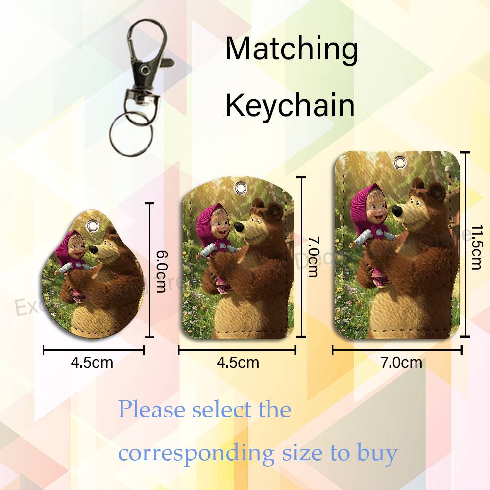 Cute M-Masha And Bears Holder  - Leather Work Is 评论和价格