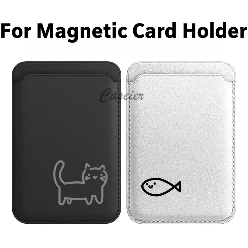Line Cat Fish Pattern Magnetic - Leatherwork Drawing 评论和价格