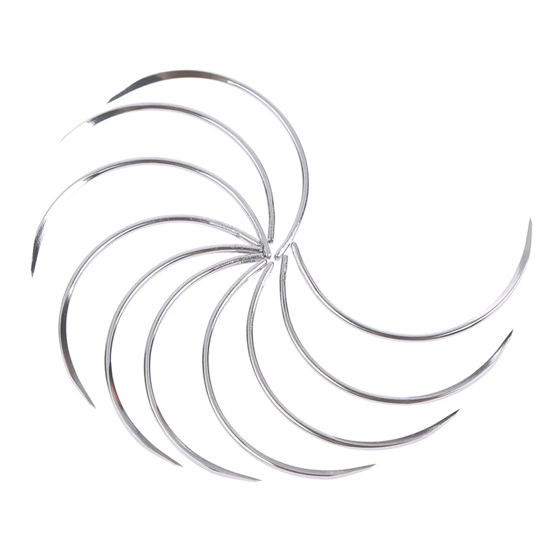 10Pcs Metal 1/2 Corner Medical - Leatherwork Needles 评论和价格
