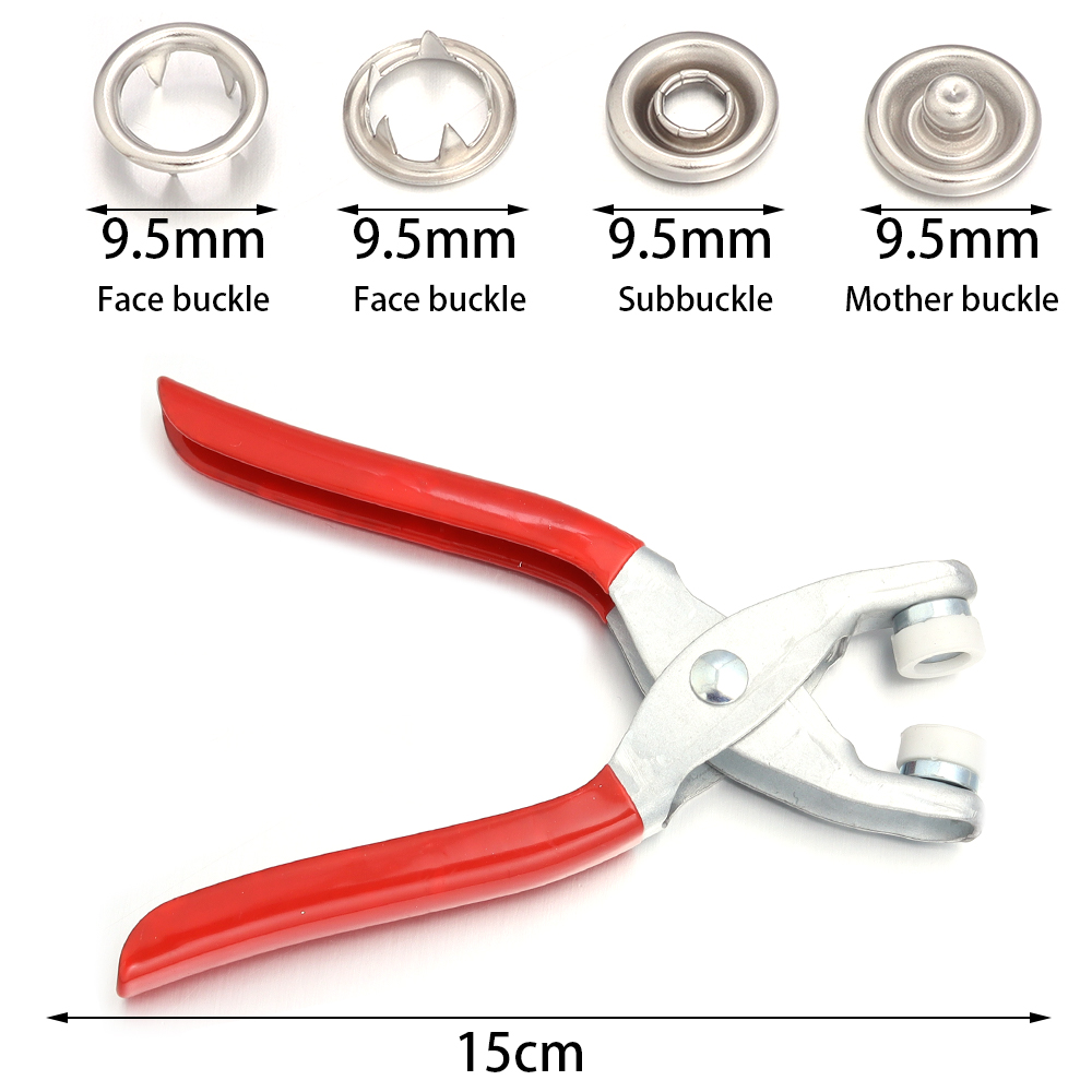 50sets 7.5/9.5/11mm Stainless  - Snap Fastener Setter 评论和价格