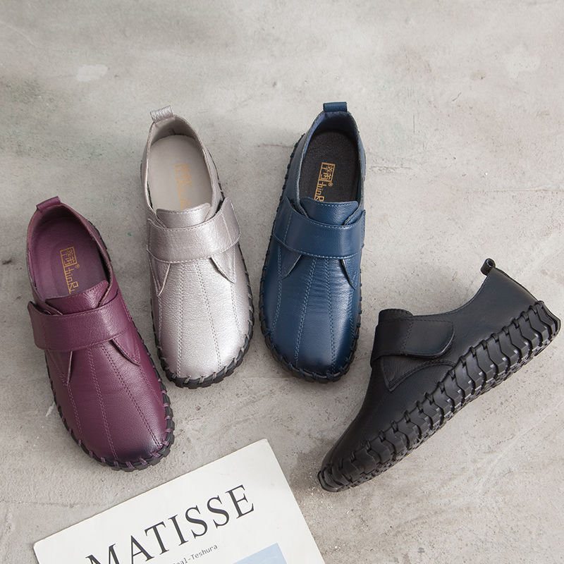 New Top Quality Ballet Flats W - Leather Work Flats Women 评论和价格