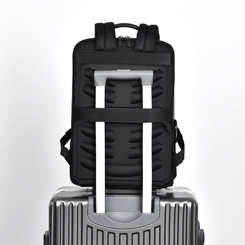PU Leather Men's Backpack USB  - Leather Work Bag Mens 评论和价格