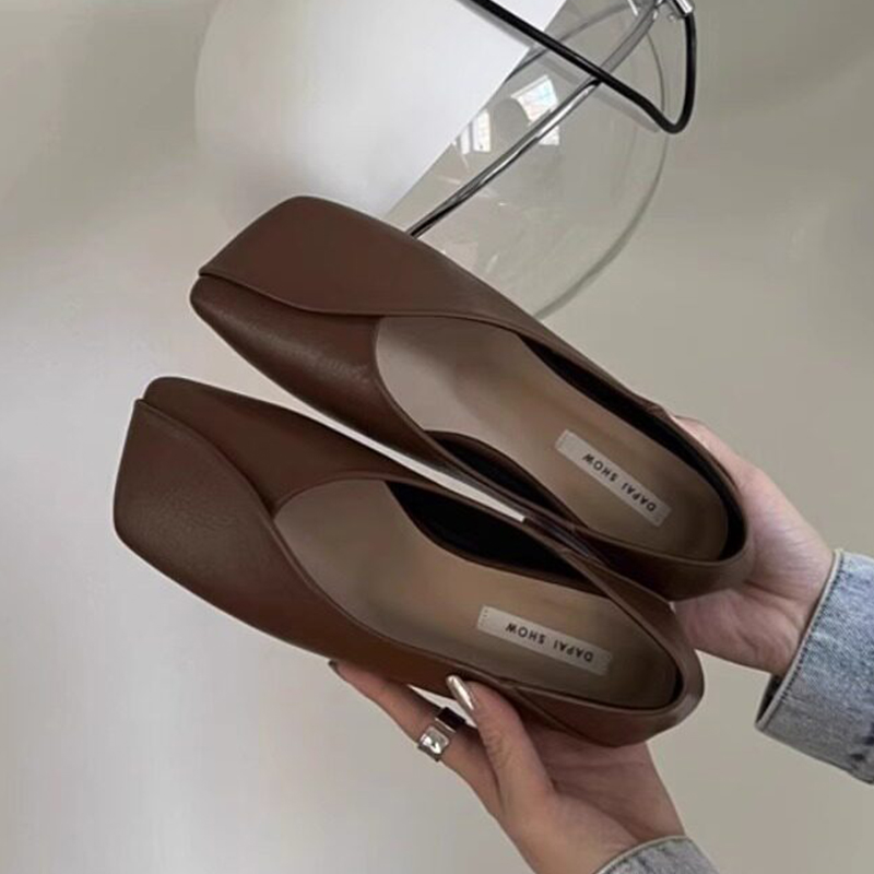 Women New Loafers Shoes Flats  - Leather Work Flats Women 评论和价格