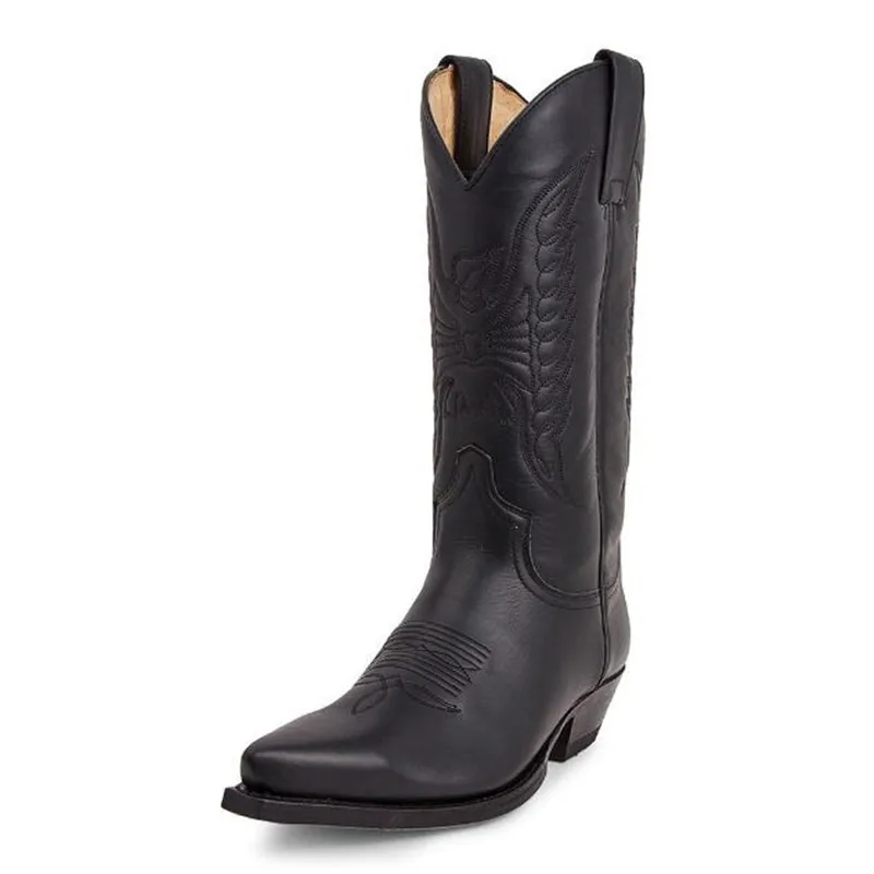 Cowboy Men Women Country Vinta - Leather Work Women Shoes 评论和价格