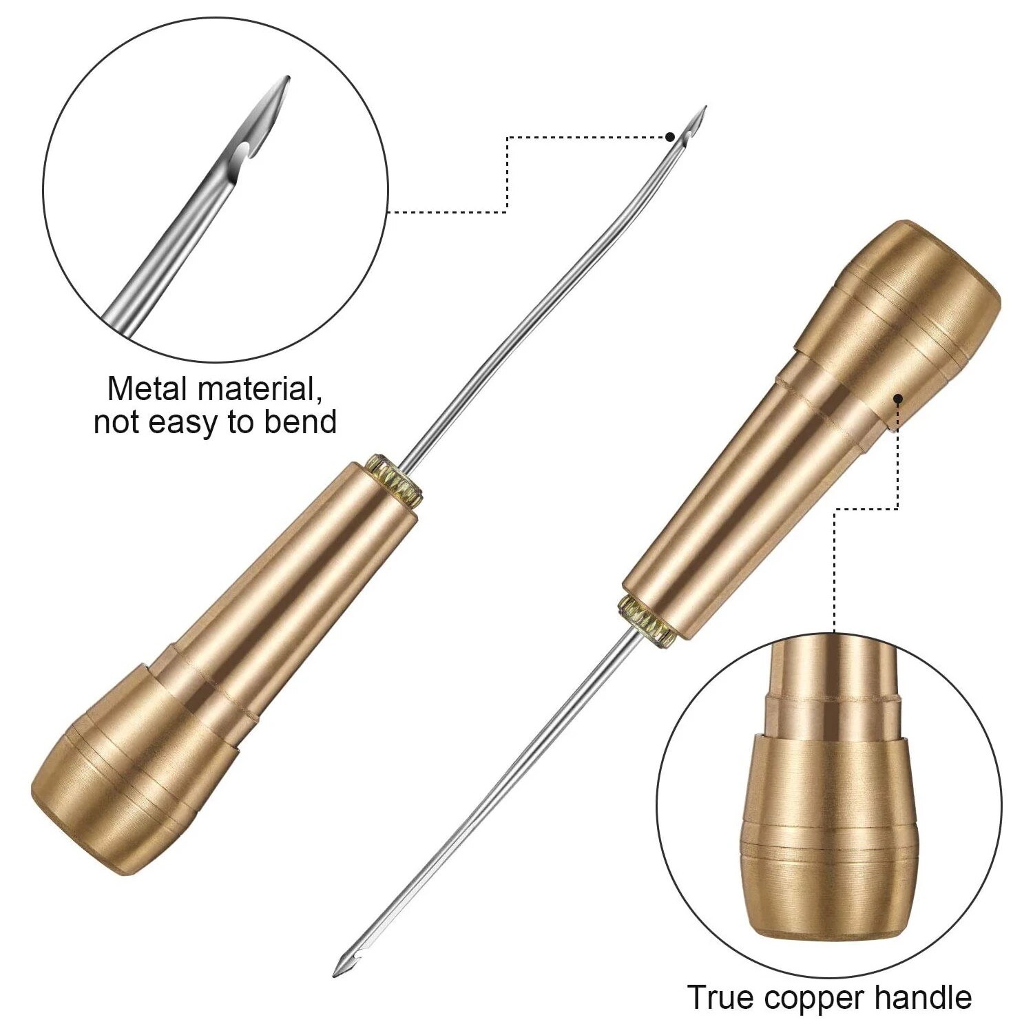 Leather Sewing Kit DIY Leather - Leatherwork Needles 评论和价格