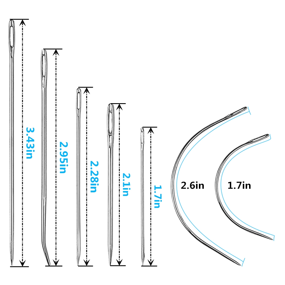 7 PCS/Pack Leather Sewing Need - Leatherwork Needles 评论和价格
