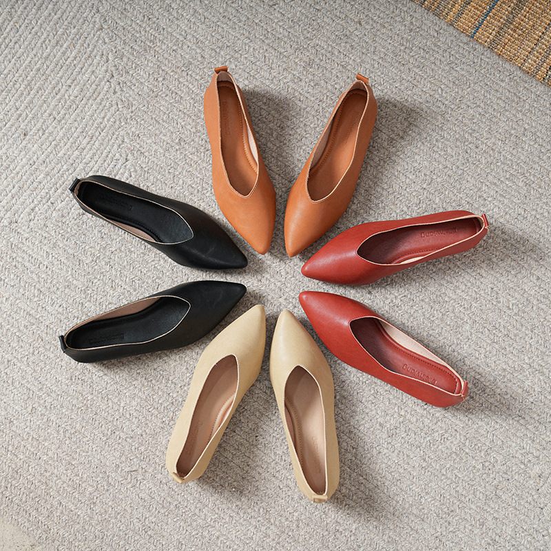 Spring and Autumn Fashion New  - Leather Work Women Shoes 评论和价格