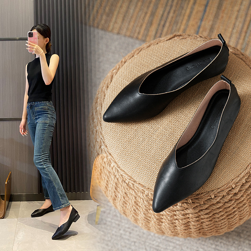 Spring and Autumn Fashion New  - Leather Work Women Shoes 评论和价格