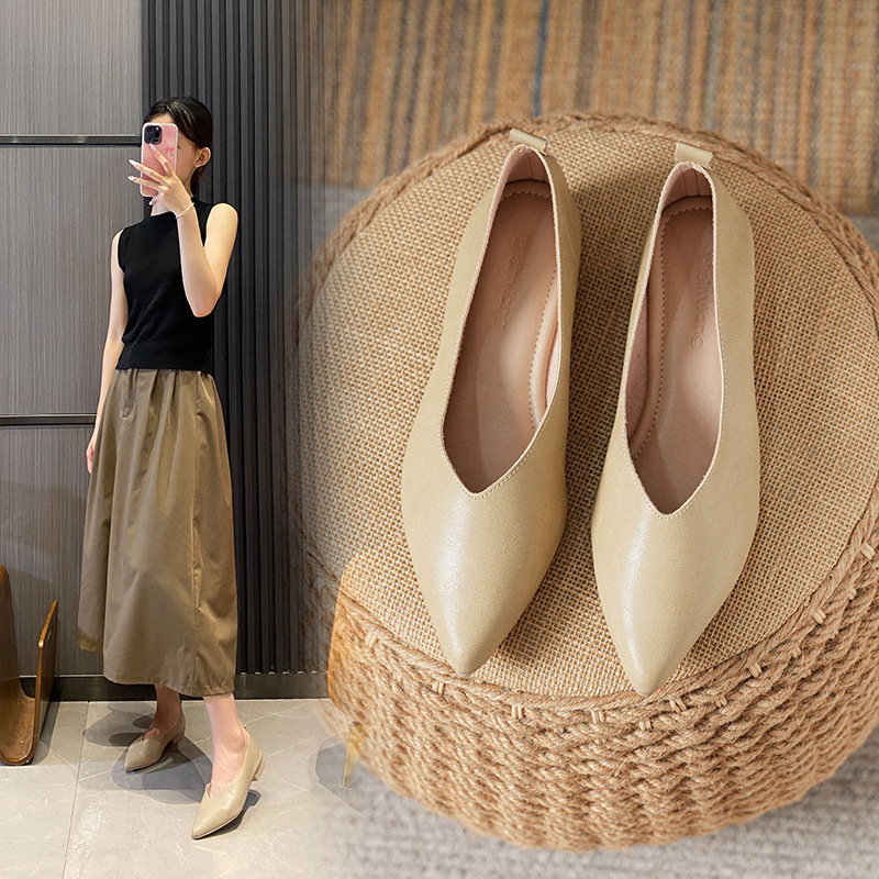 Spring and Autumn Fashion New  - Leather Work Women Shoes 评论和价格