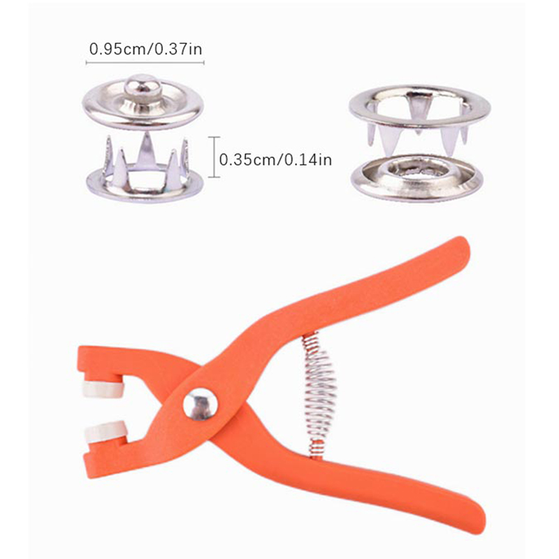 50/100PCS Plier Tool Metal Sew - Snap Fastener Setter 评论和价格