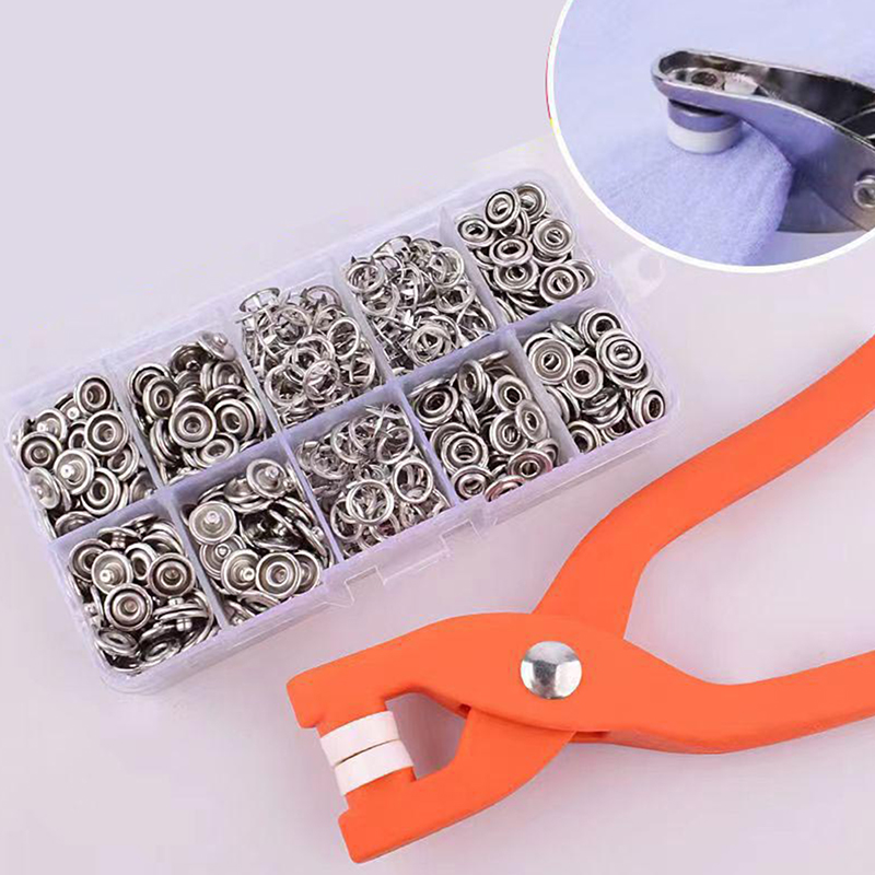50/100PCS Plier Tool Metal Sew - Snap Fastener Setter 评论和价格