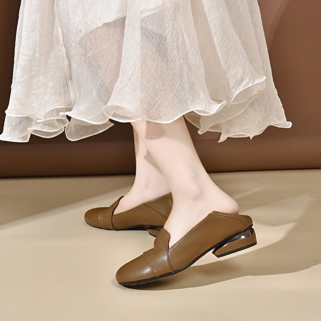 Women's shoes 2026 autumn low  - Leather Work Women Shoes 评论和价格