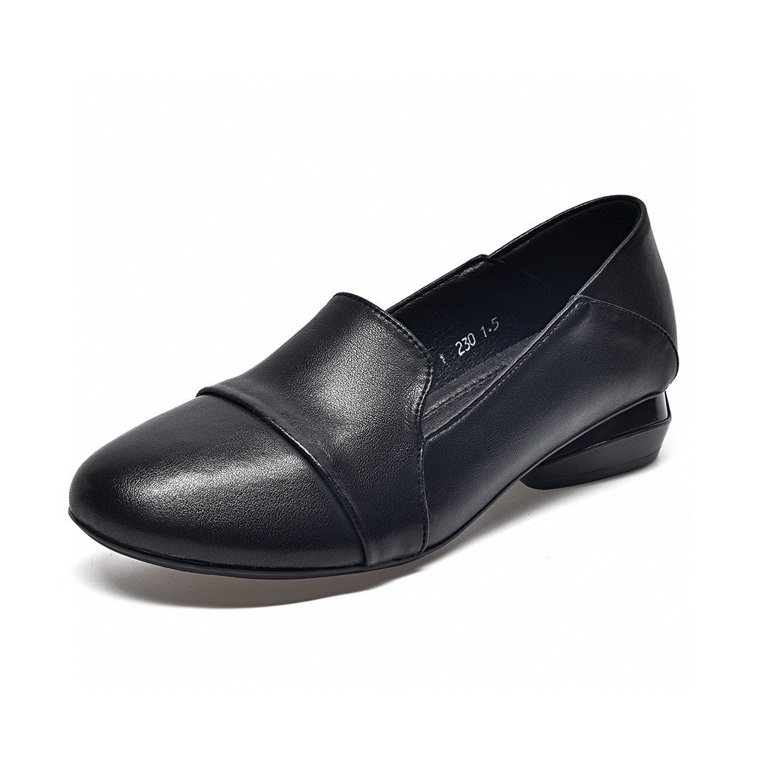 Women's shoes 2026 autumn low  - Leather Work Women Shoes 评论和价格